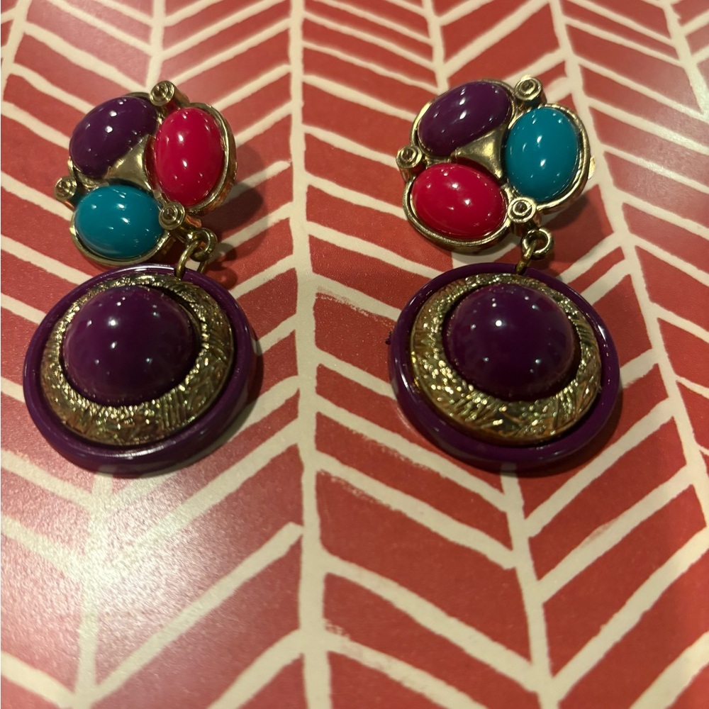 Colorful Statement Earrings